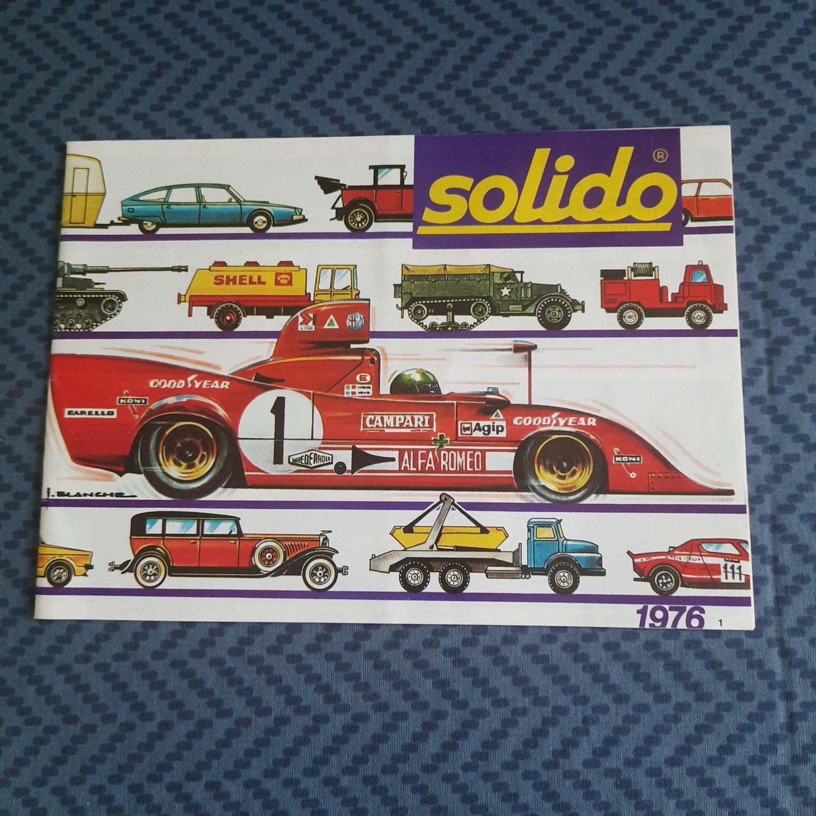 SOLIDO *1976 * CATALOGUS * VINTAGE * NIEUWSTAAT * TOP *, Hobby en Vrije tijd, Modelauto's | 1:43, Ophalen, Zo goed als nieuw, Auto