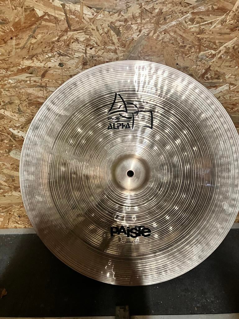 Paiste 18’ alpha china, Muziek en Instrumenten, Ophalen of Verzenden, Zo goed als nieuw
