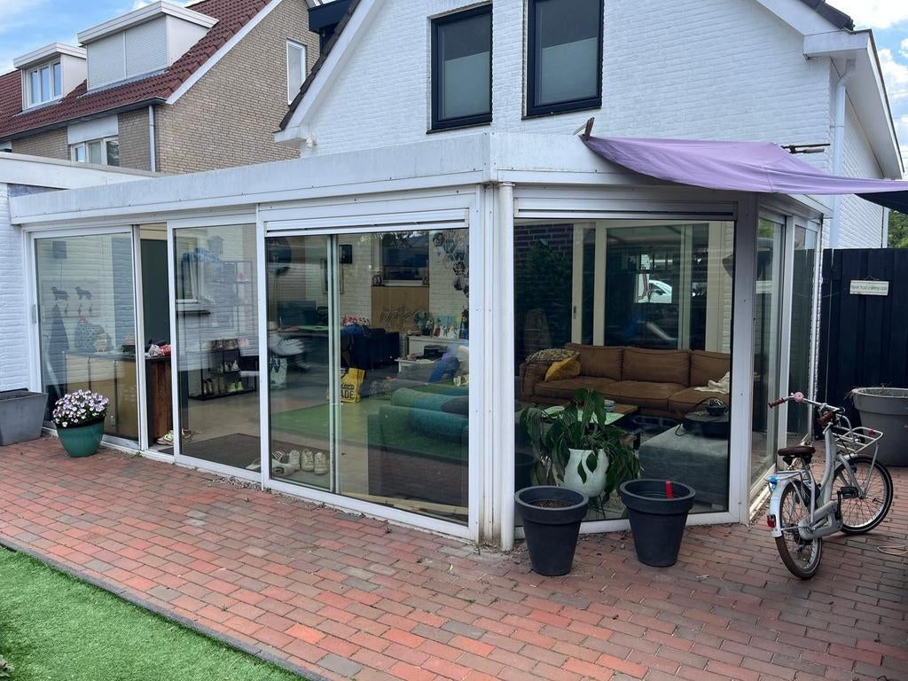 Veranda 7m bij 4 m, Ophalen