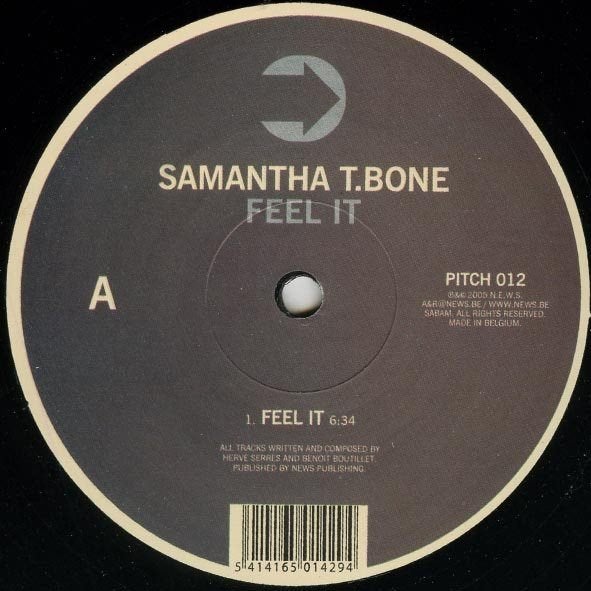 Samantha T.Bone - Feel It, Cd's en Dvd's, Ophalen of Verzenden, 12 inch, Techno