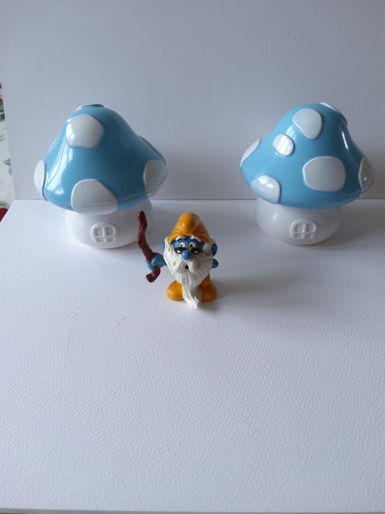 Oude oude smurf, Ophalen of Verzenden, Gebruikt, Poppetje, Figuurtje of Knuffel