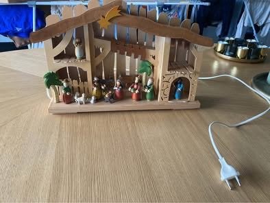 Crèche RATAGS Holzdesign, Divers, Noël, Comme neuf, Enlèvement