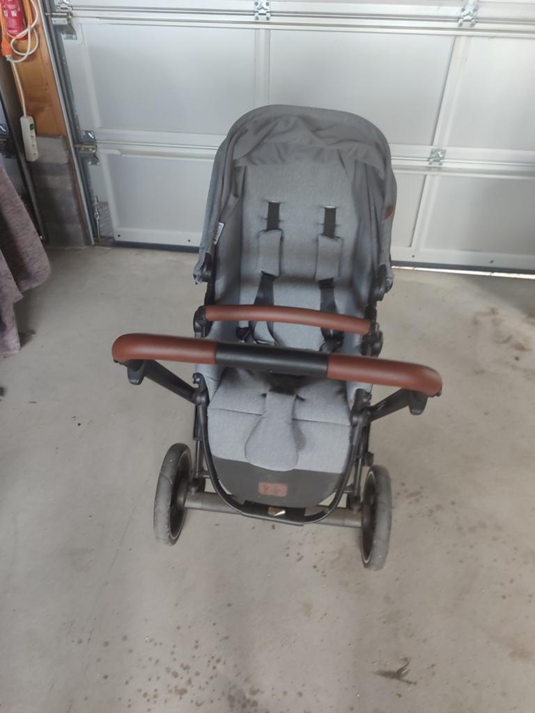 Poussette double marque Zoom quasi neuve., Enlèvement, Poussette