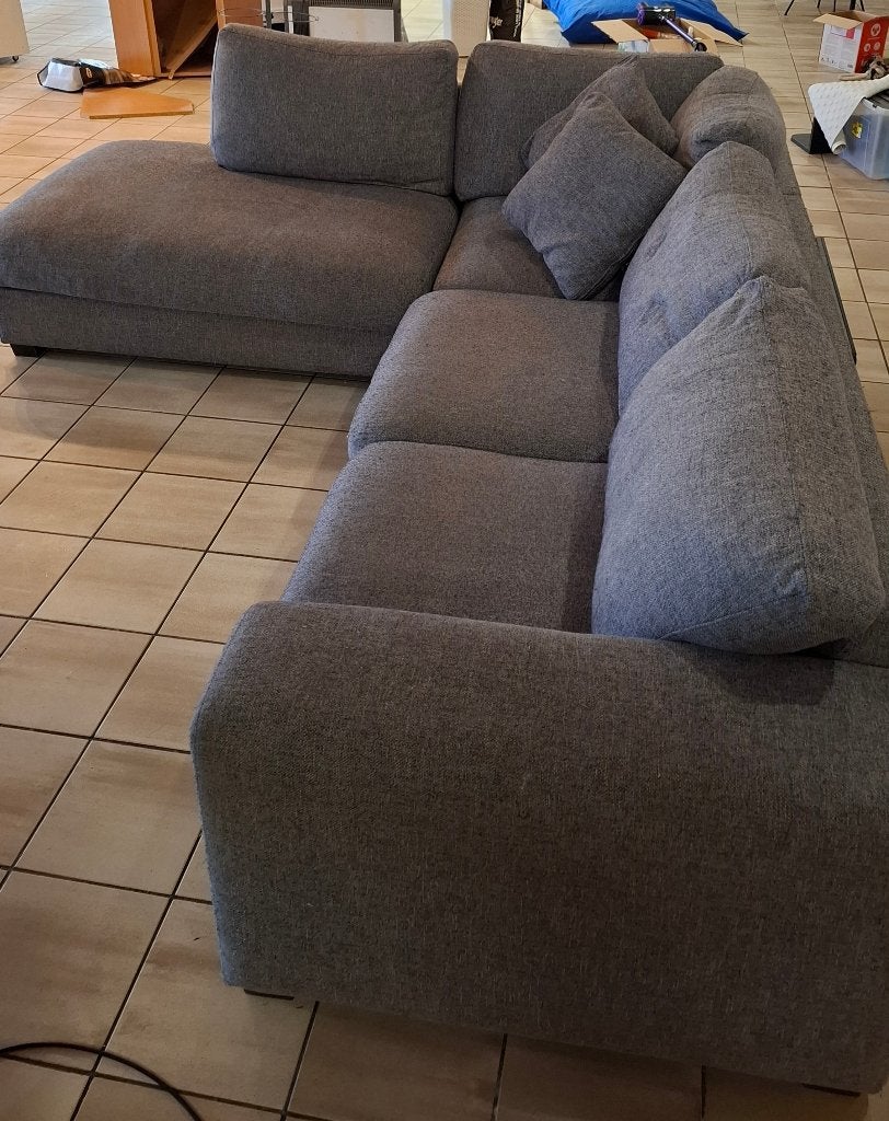 Salon, Huis en Inrichting, Zetels | Complete zithoeken, Gebruikt, Stof, Ophalen