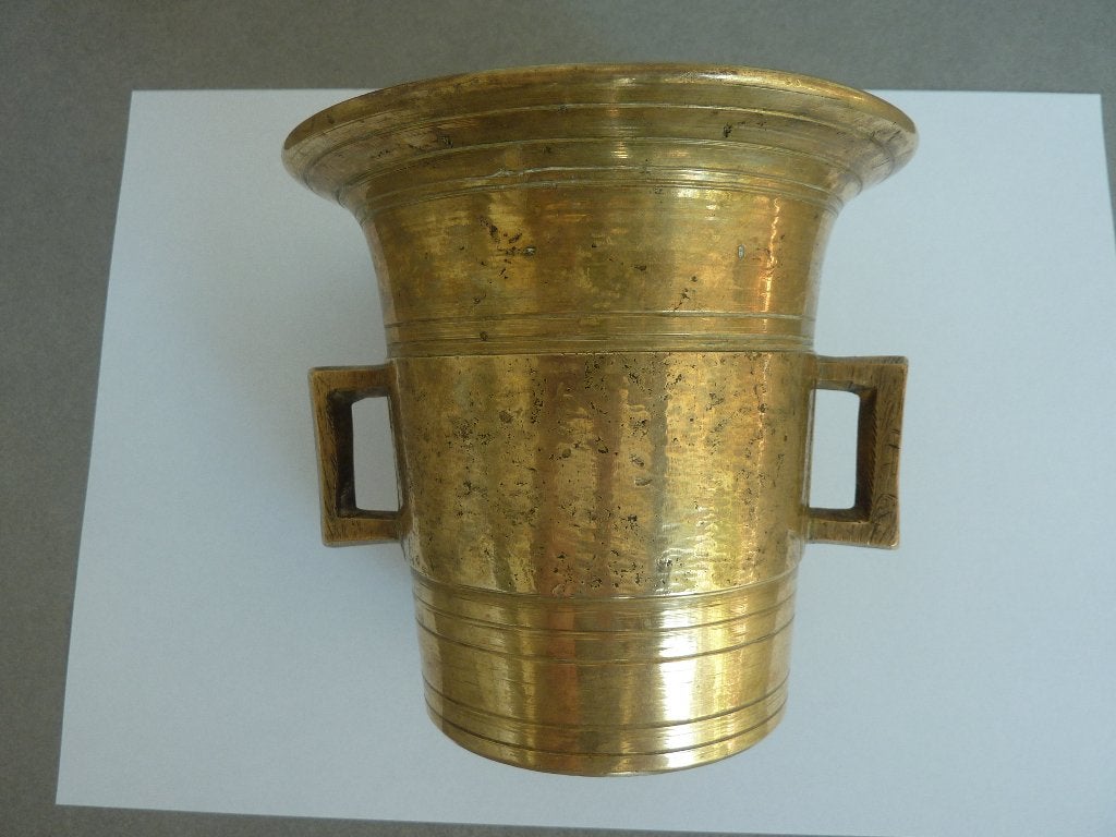 Mortier en bronze (sans pilon)., Enlèvement ou Envoi, Bronze