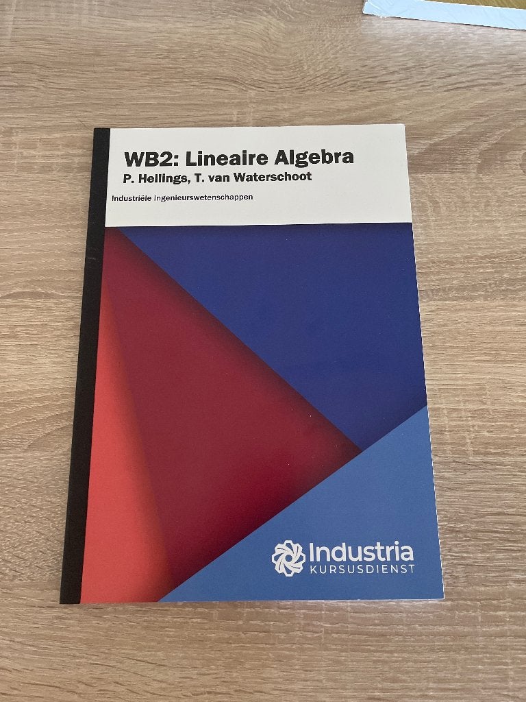 WB2: Lineaire algebra, Boeken, Studieboeken en Cursussen, Ophalen, Nieuw, Hogeschool