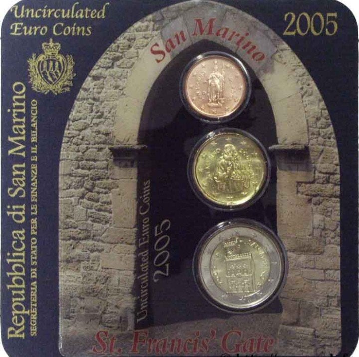 Minisets San Marino 2005, Timbres & Monnaies, Monnaies | Europe | Monnaies euro, Enlèvement, Saint-Marin, Série