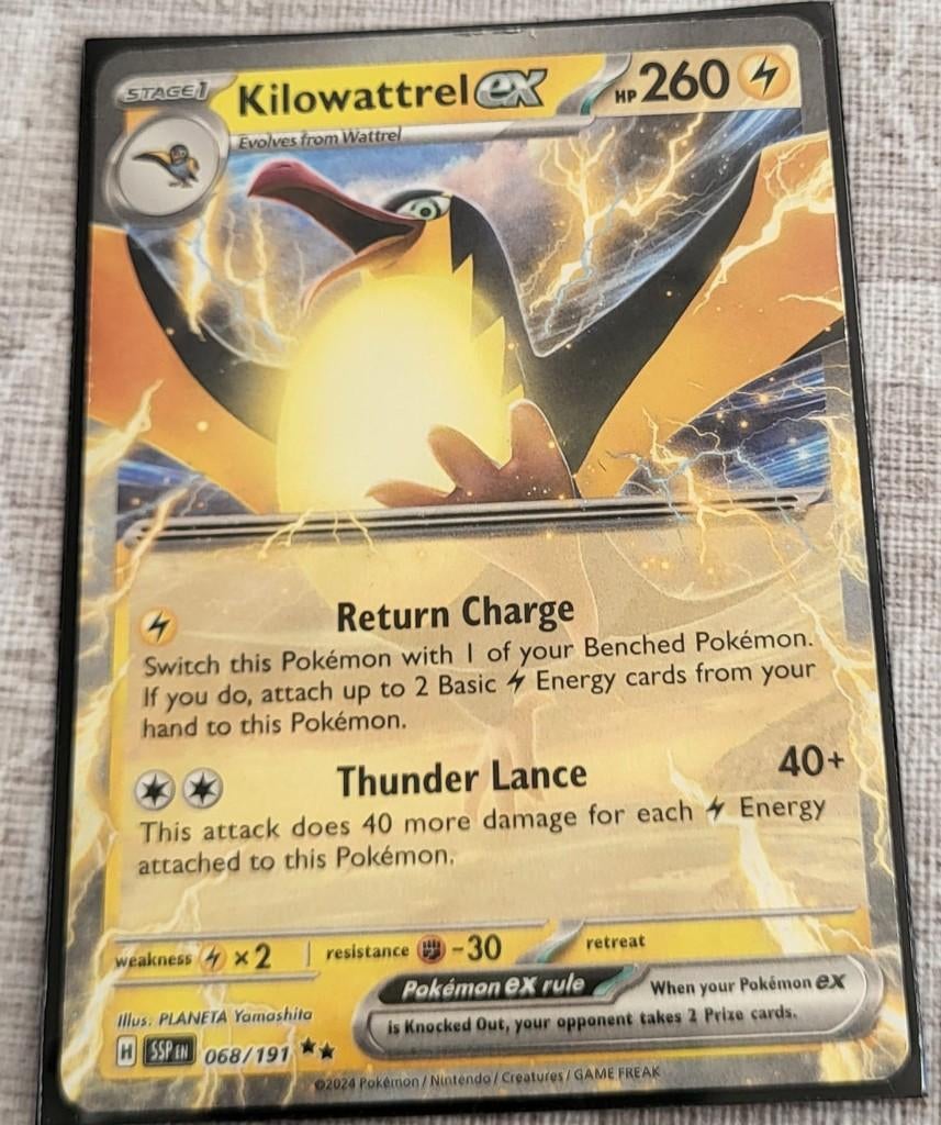Kilowattrel ex, Hobby en Vrije tijd, Verzamelkaartspellen | Pokémon, Ophalen, Nieuw, Losse kaart