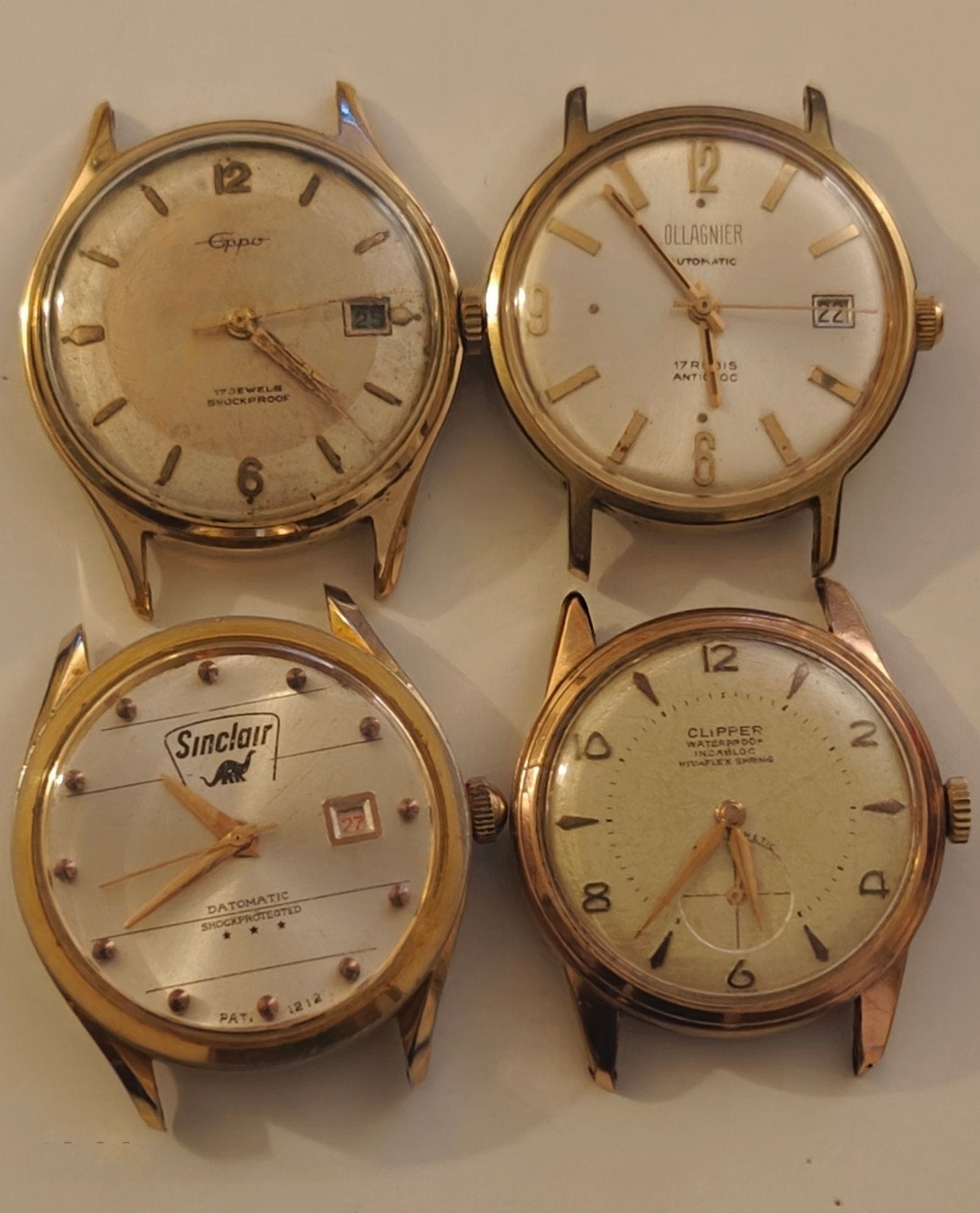 Vintage horlogeset, Handtassen en Accessoires, Ophalen of Verzenden