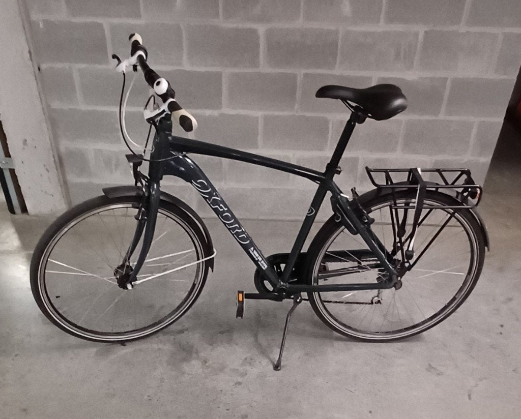 Herenfiets, Fietsen en Brommers, Fietsen | Heren | Herenfietsen, Velgrem, Versnellingen, Zo goed als nieuw, 65 cm of meer