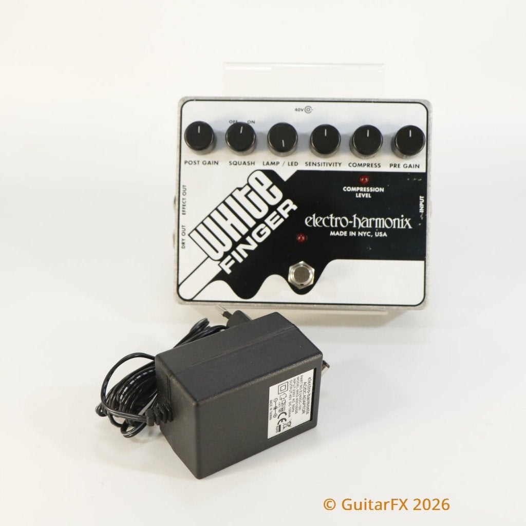 Electro-Harmonix White Finger XO Compressor (with 40V EU Plu, Muziek en Instrumenten, Effecten, Ophalen of Verzenden, Gebruikt