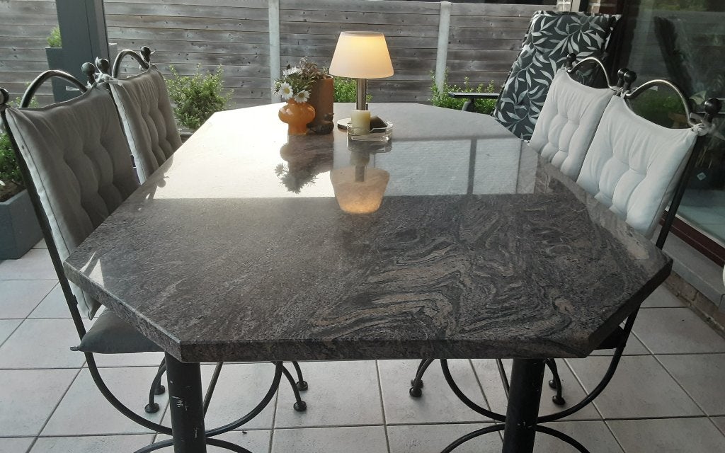 Graniet tafel, Ophalen, Overige materialen, Gebruikt, 100 tot 150 cm