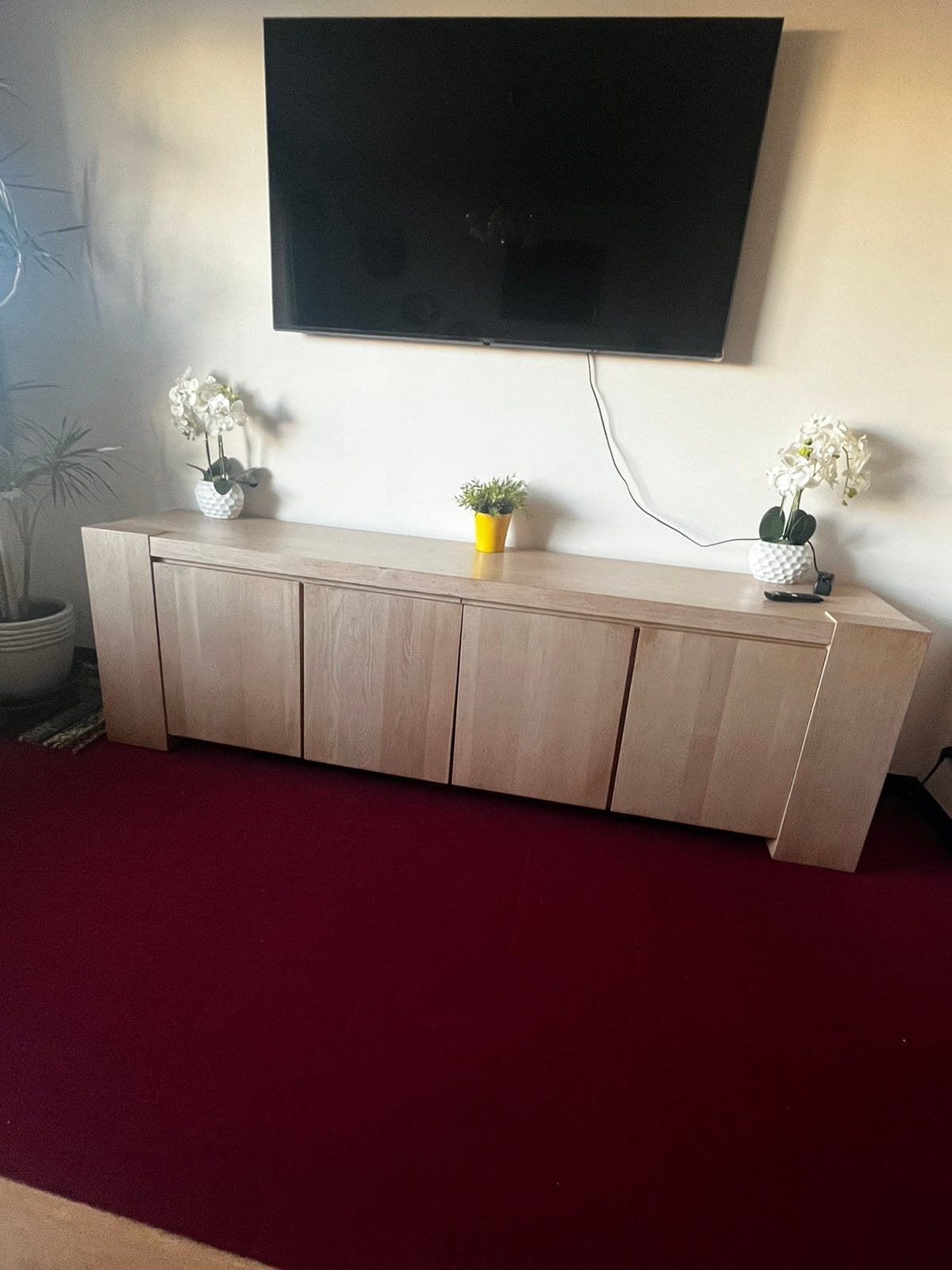 Moderne houten kast + salontafel – samen te koop, Ophalen