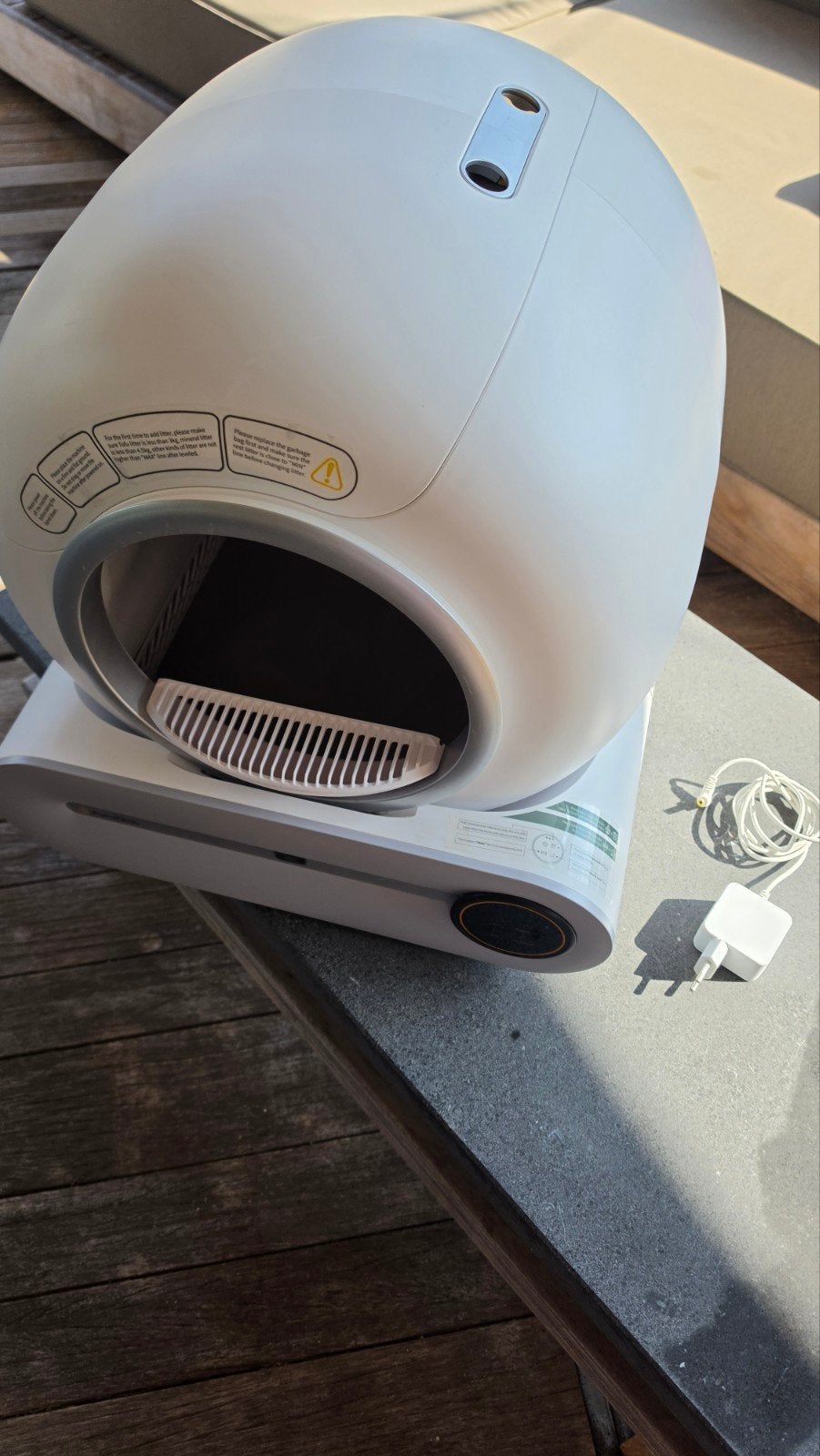Automatisch zelfreinigde kattenbak, Dieren en Toebehoren, Ophalen, Zelfreinigend, Gebruikt, Gesloten
