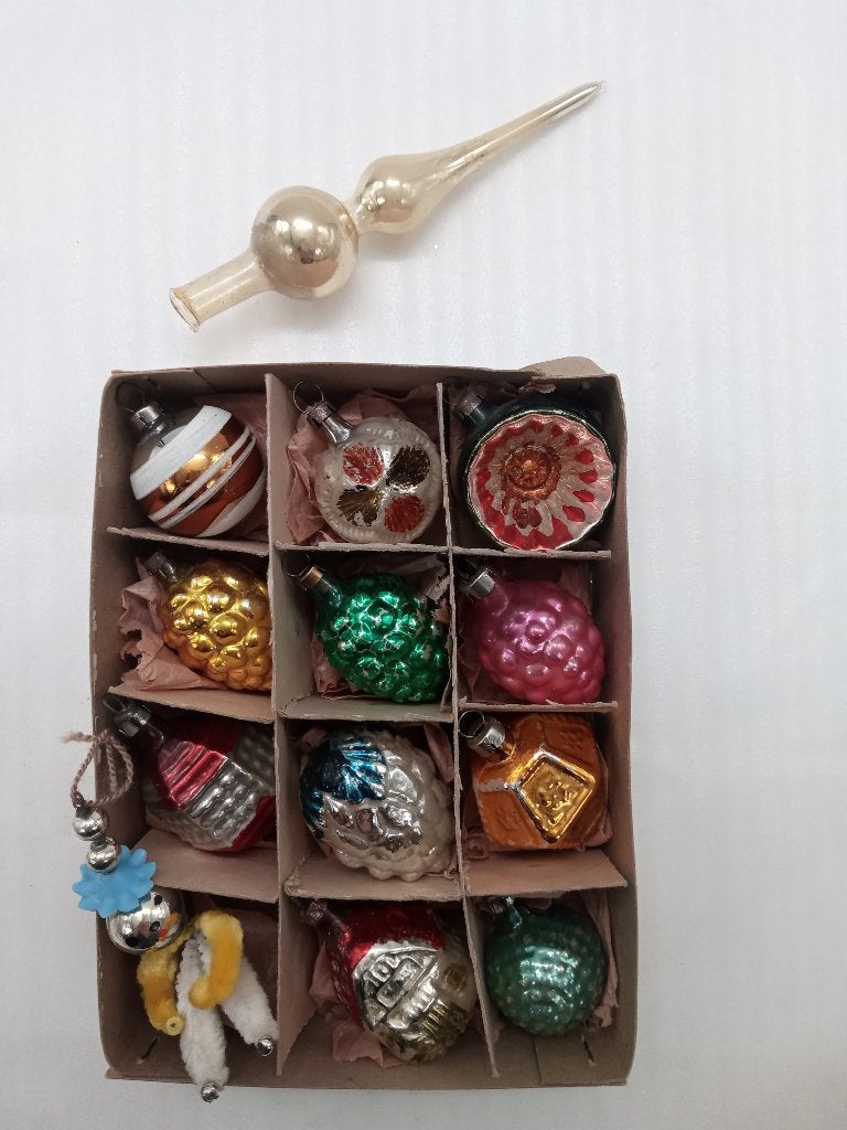 Belles boules de Noël en verre - feathertree -, Enlèvement ou Envoi, Utilisé