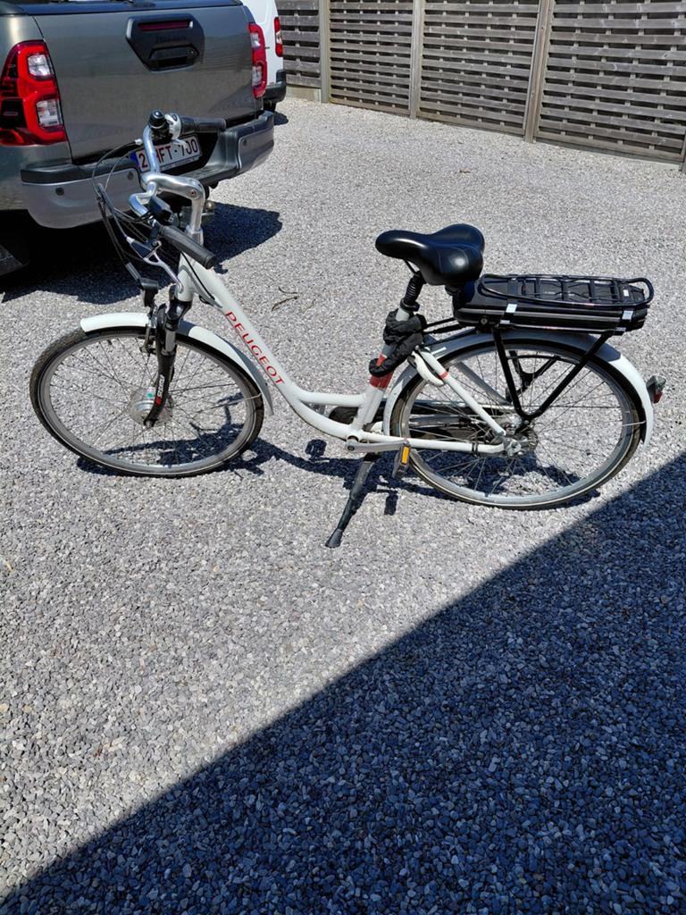 Elektrische fiets merk Peugeot, Ophalen
