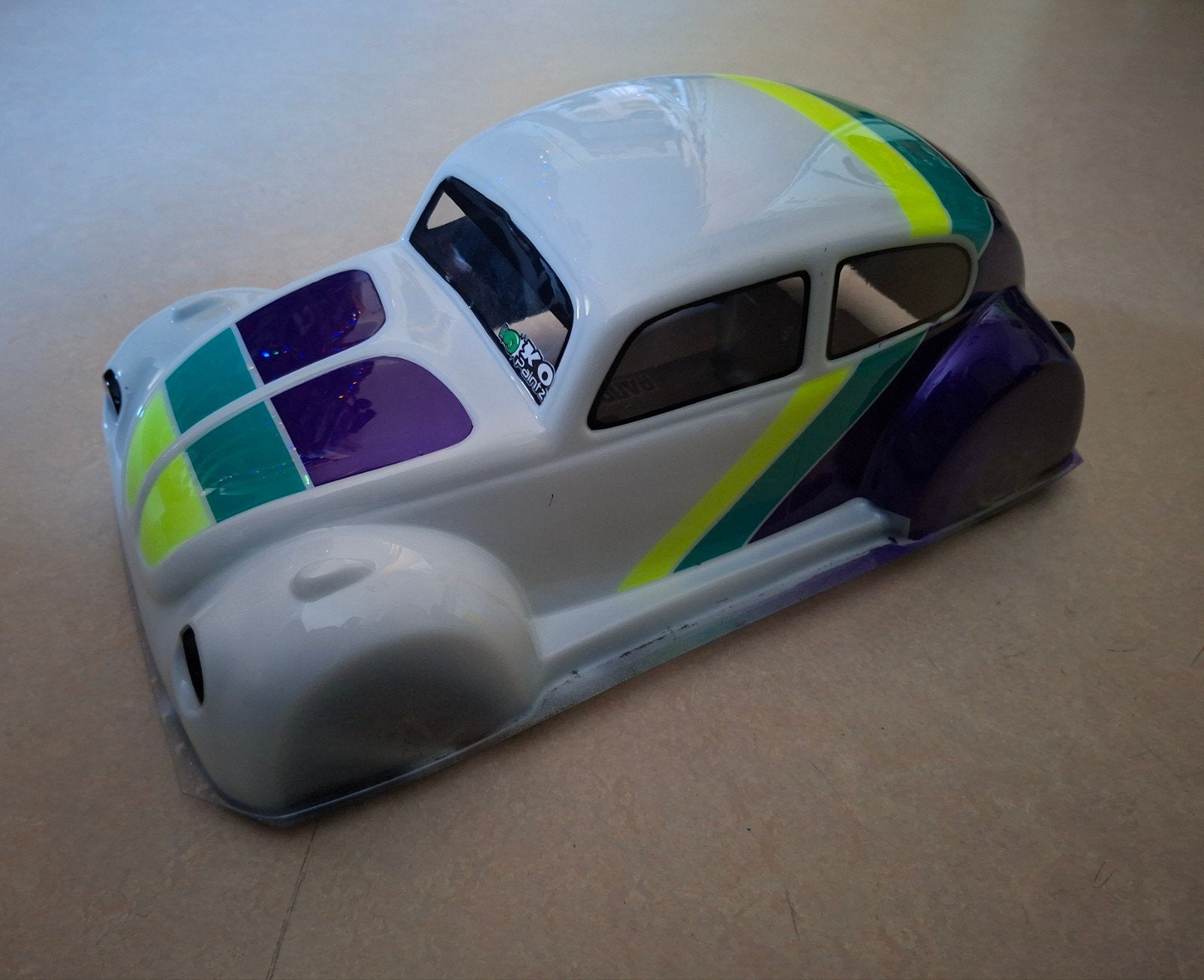 Carrosserie Kopaintz Vw Beetle 1/10 neuve, Enlèvement ou Envoi, Neuf, Échelle 1:10, Voiture on road