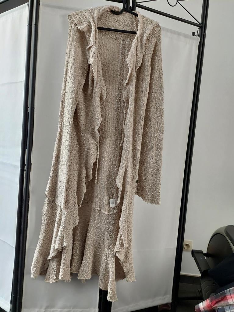 Long Gilet dame, Ophalen