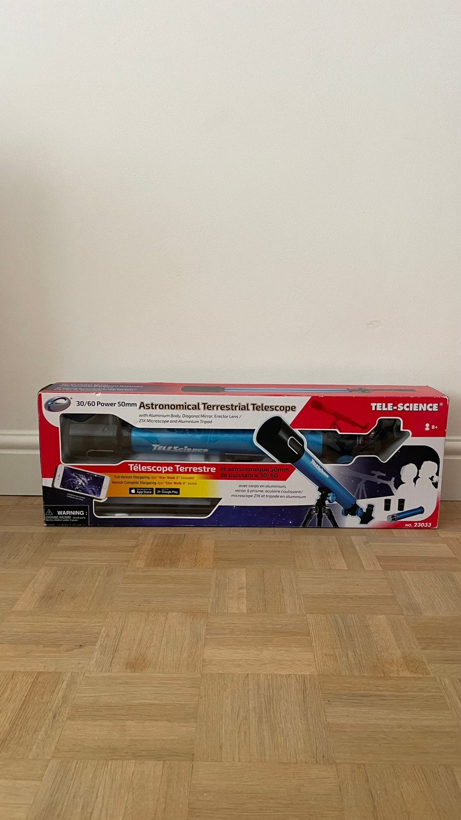 25/50 Power 40 mm astronomische telescoop, Audio, Tv en Foto, Optische apparatuur | Telescopen, Ophalen, Zo goed als nieuw
