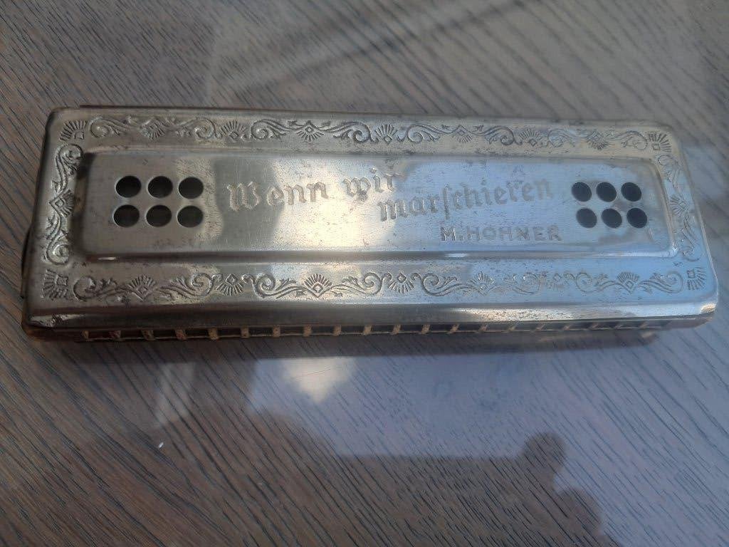 WW2 mondharmonica Wenn Wir Marschieren, Ophalen of Verzenden