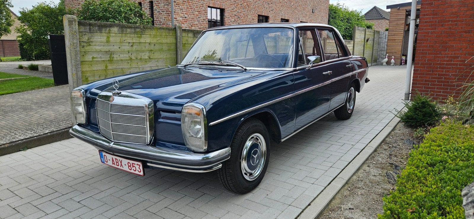 Mercedes-benz W115, Bar8., Auto's, Blauw, Leder, 5 deurs, Particulier