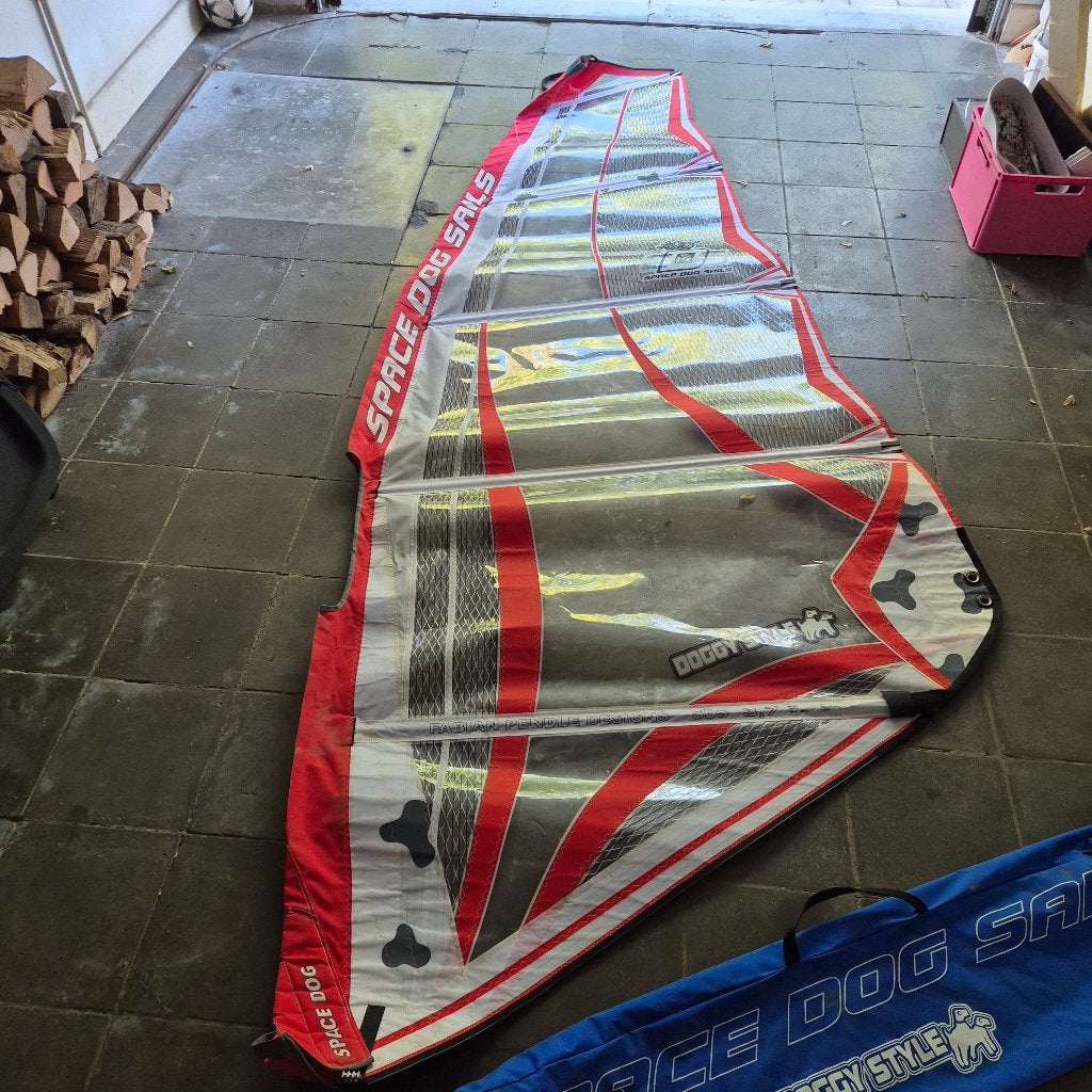 Space Dog Sail 3.7, Watersport en Boten, Ophalen, 3.5 tot 5 m², Zeil, Gebruikt