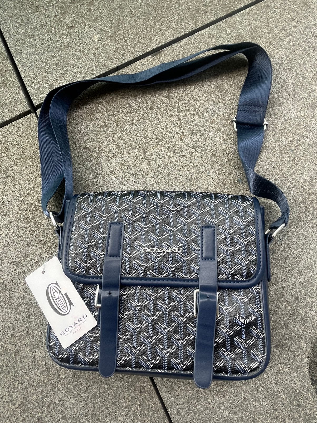 Goyard-tas, Ophalen of Verzenden, Zo goed als nieuw, Blauw