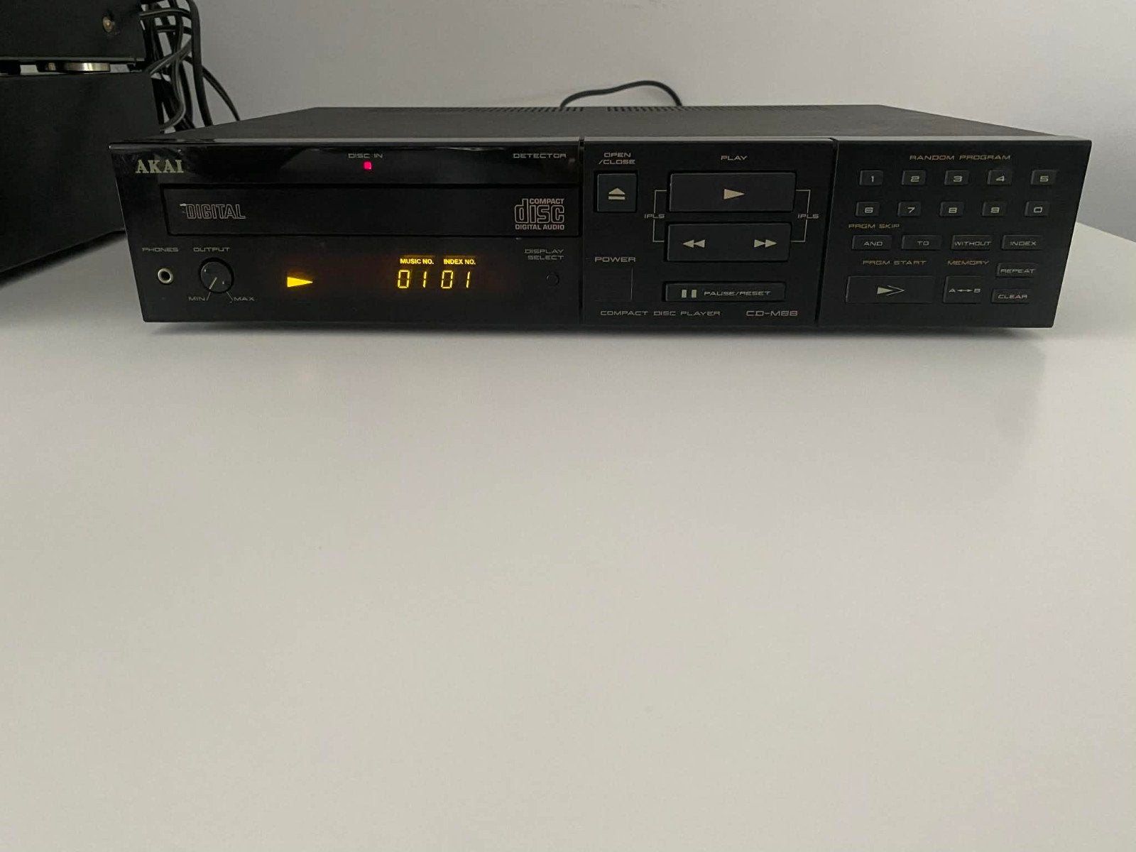 Lecteur CD vintage Akai cd-M88 (1984)  rare 0p, Enlèvement