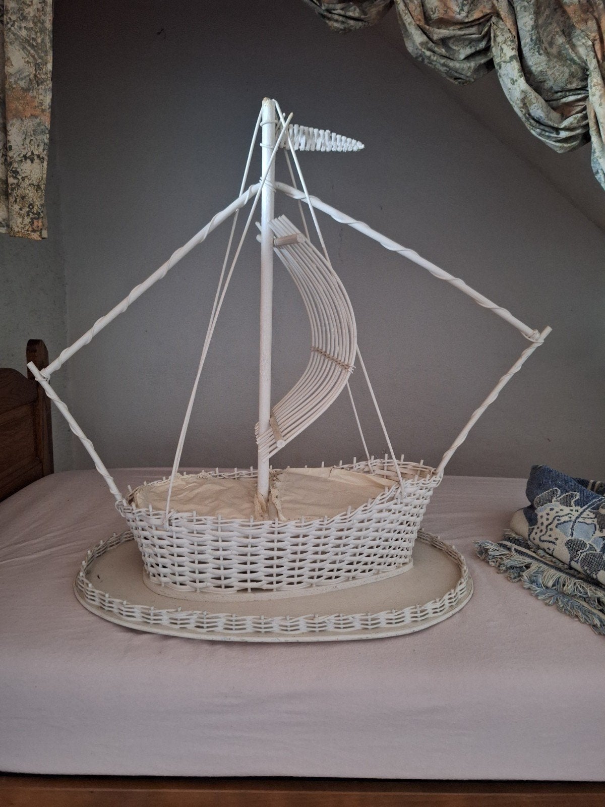rieten boot doopsuiker, Ophalen