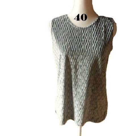 (11) -blouse femme t.40 grise brillante, Kleding | Dames, Ophalen of Verzenden, Zo goed als nieuw, Maat 38/40 (M), Grijs