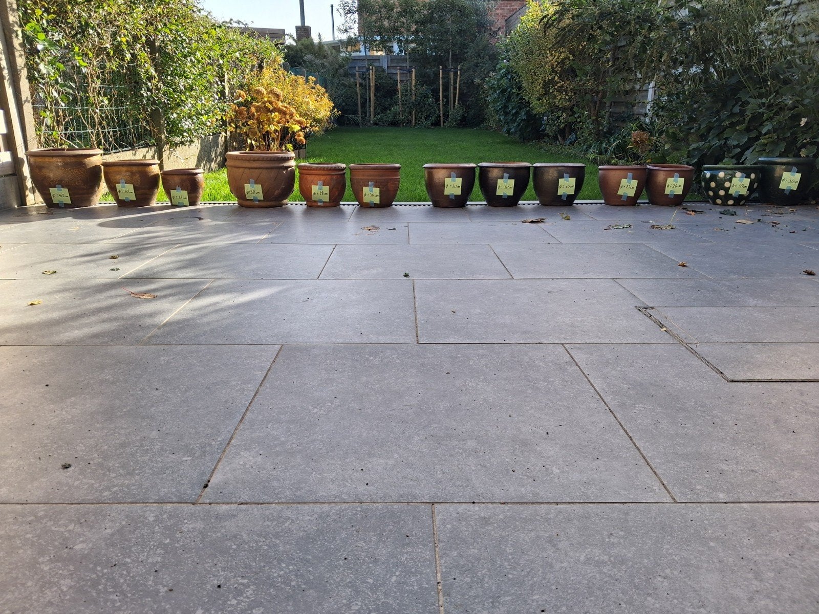 Prachtige partij keramische bloempotten - Los of als set, Tuin en Terras, Gebruikt, Rond, Minder dan 40 cm, Binnen