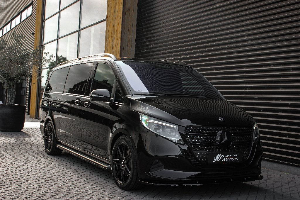 Mercedes V-klasse V300 240pk dubbel cabine, Auto's, Lichtsensor, Dealer onderhouden, 4 cilinders, Zwart