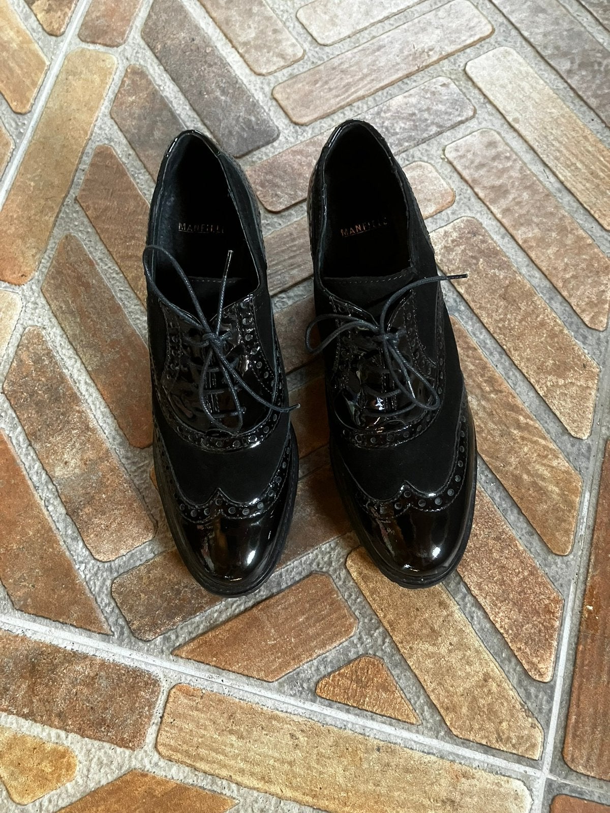 Manfield veterschoenen 39, Ophalen of Verzenden, Zo goed als nieuw, Veterschoenen