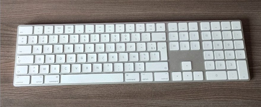 Apple Magic Keyboard wit, Ophalen, Gebruikt, Azerty, Draadloos