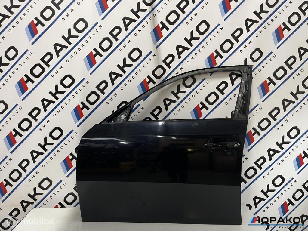 BMW 5 serie E60 E61 |voordeur links| Carbonschwarz metallic, Auto-onderdelen, Gebruikt, Deur, Einsteinlaan 5, Rijnswijk, Ophalen of Verzenden