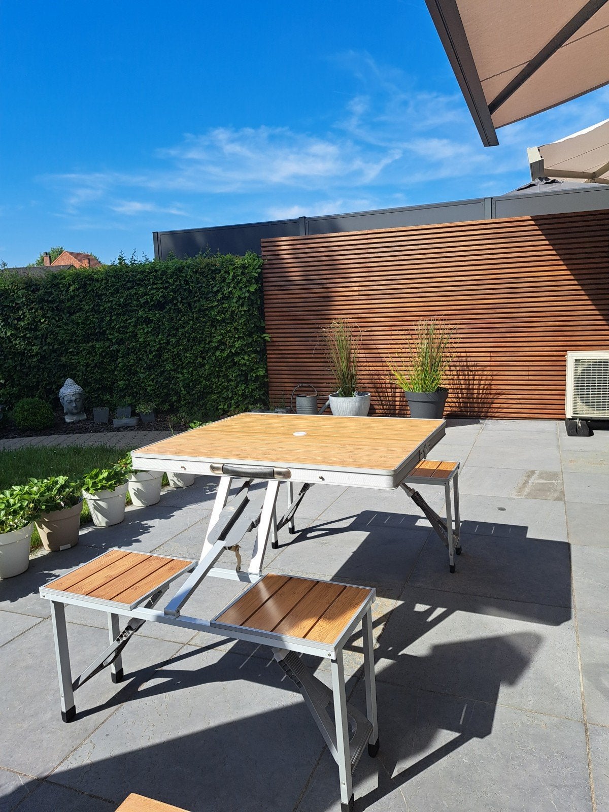 Picnictafel aluminium, Caravans en Kamperen, Ophalen