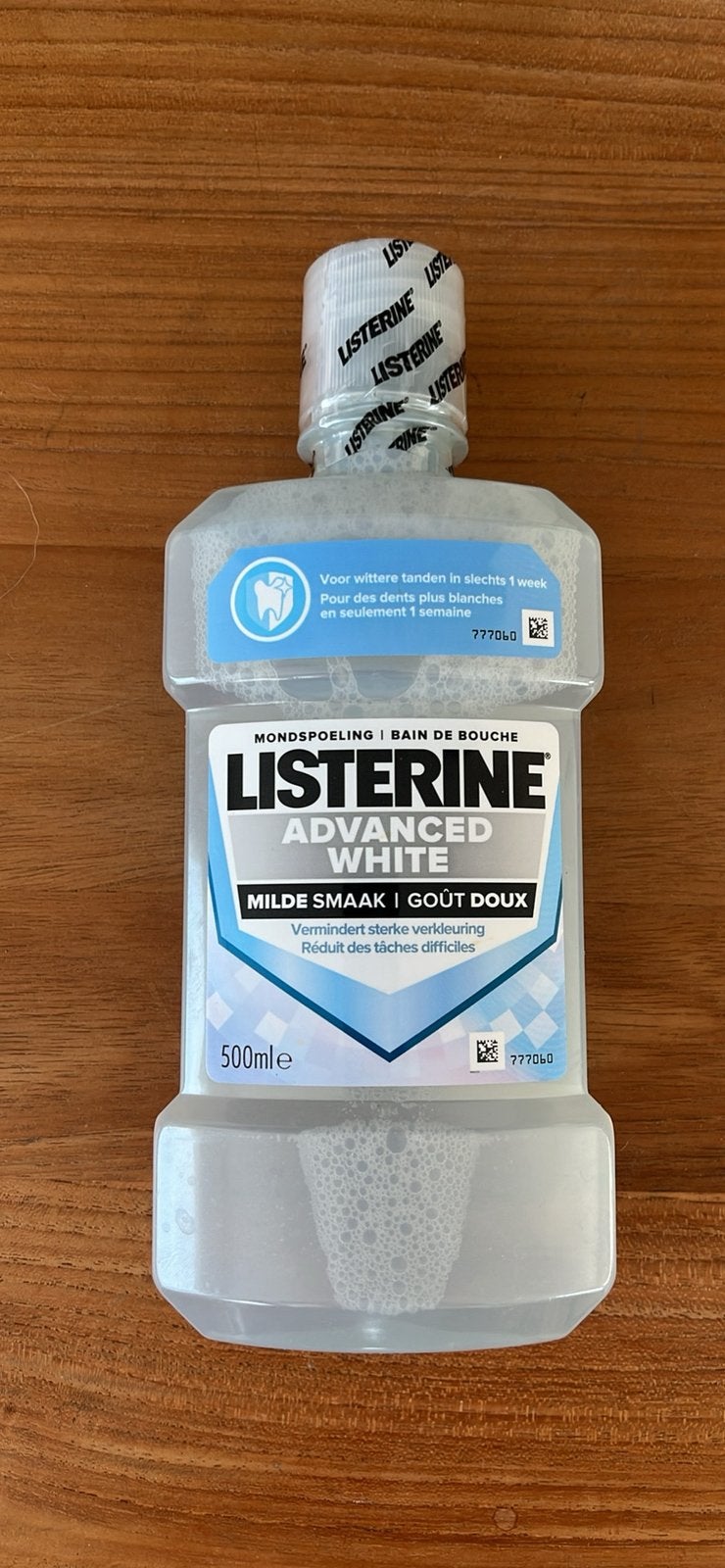 Listerine Advanced White mondspoeling, Handtassen en Accessoires, Uiterlijk | Mondverzorging, Ophalen of Verzenden, Nieuw, Overige typen