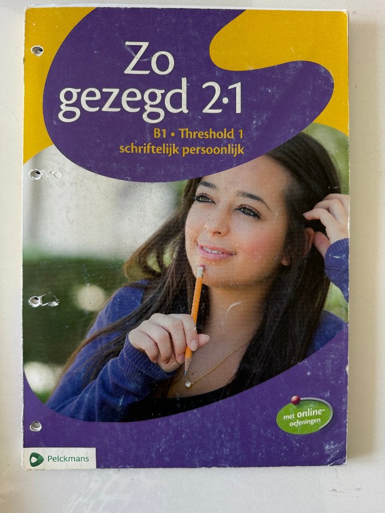 Zo Gezegd 2.1 Schriftelijk, Boeken, Ophalen