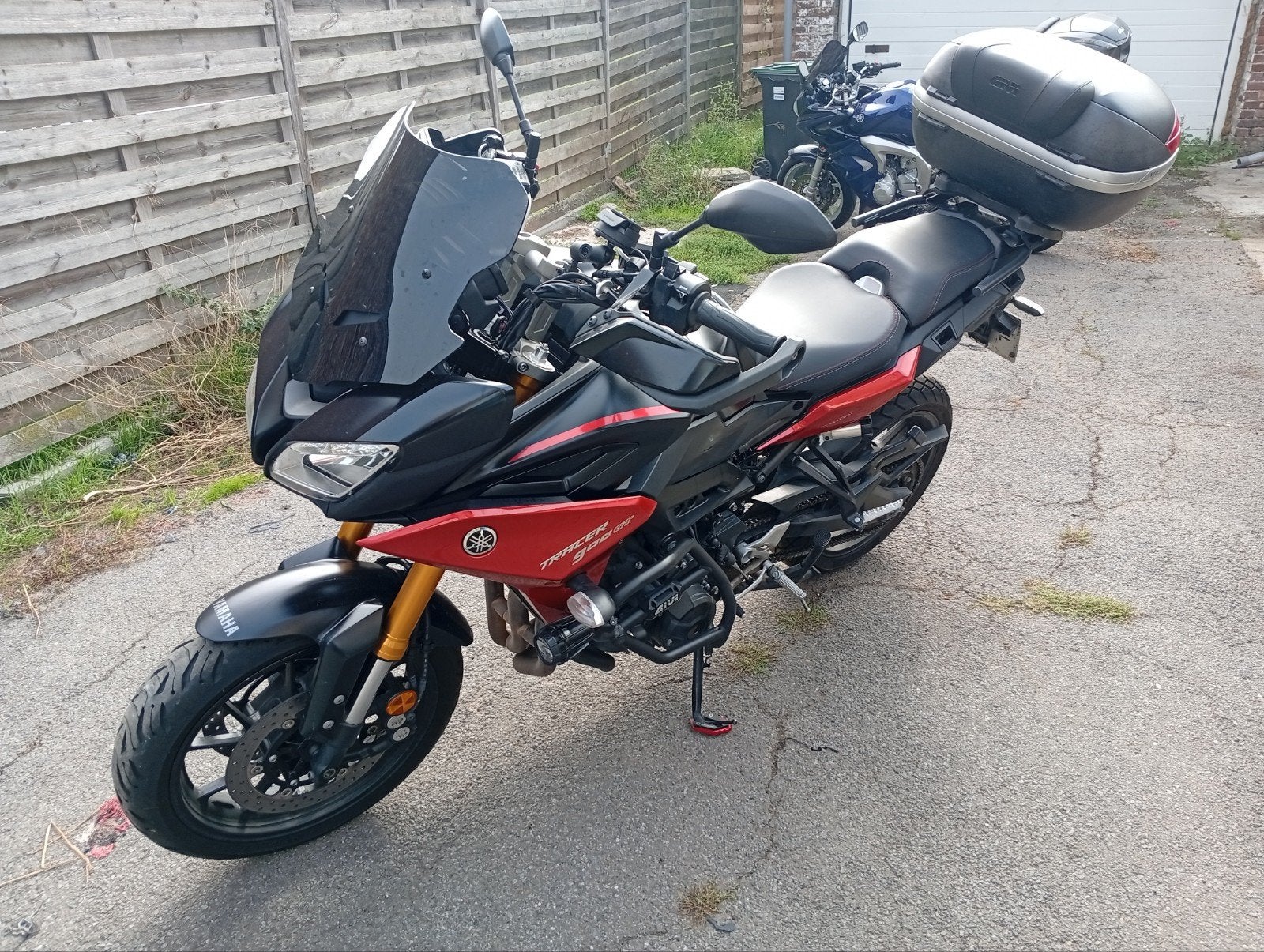 Yamaha tracer 900 gt, Enlèvement