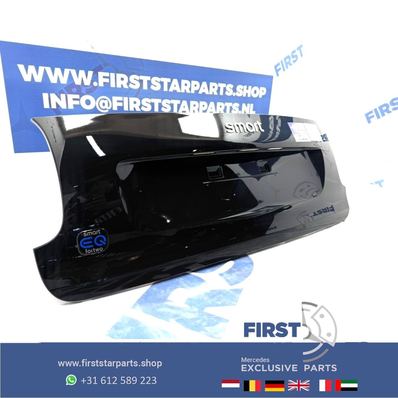 SMART ACHTERKLEP A4537407700 SMART CABRIO KOFFERKLEP Beplank, Arrière, -, Haillon arrière, Utilisé