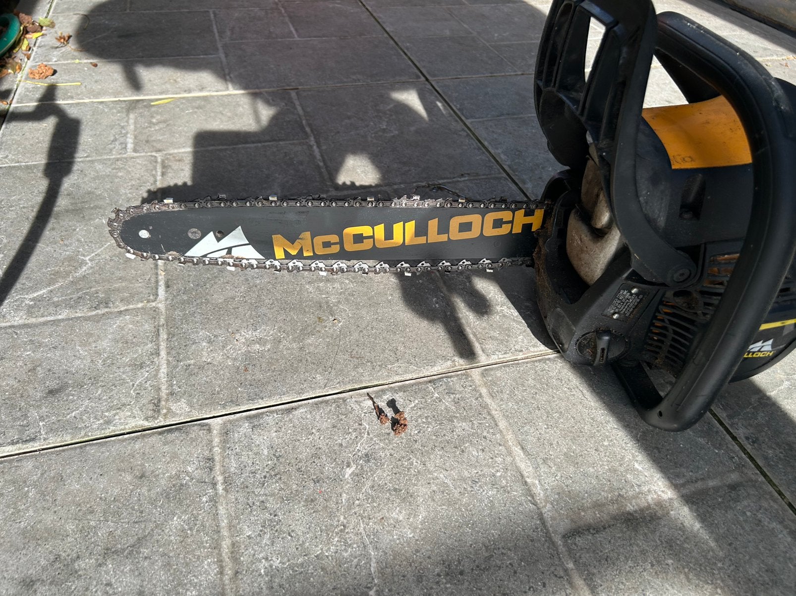 Scie à chaîne à essence McCULLOCH, Enlèvement, Comme neuf, Tronçonneuse