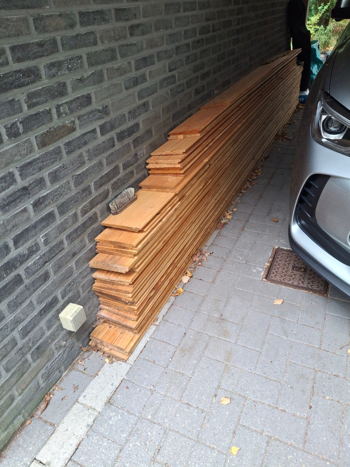 rabat delen. 29x 4 meter 11x 3.20 m nieuw, Bricolage & Construction, Bois & Planches, Neuf, Planche, 300 cm ou plus, Autres essences de bois