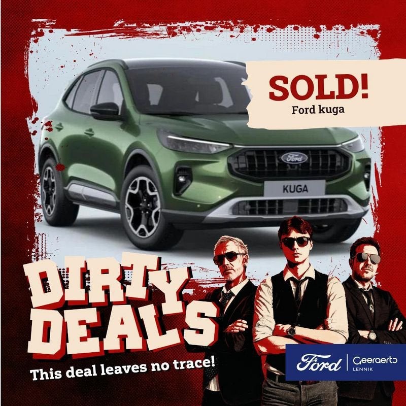 Ford Kuga, Auto's, Stof, Zwart, 5 zetels, Kuga