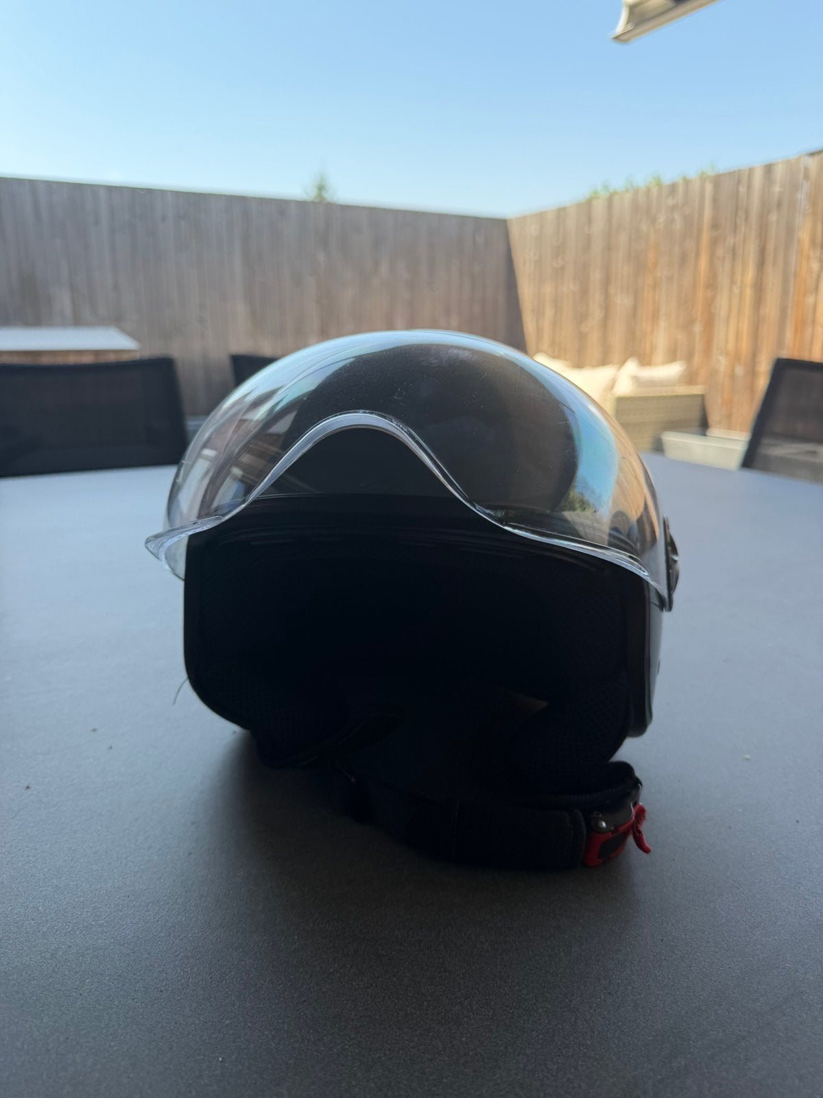 Scooterhelm VITO, Fietsen en Brommers, Brommerhelmen, Ophalen, Gebruikt