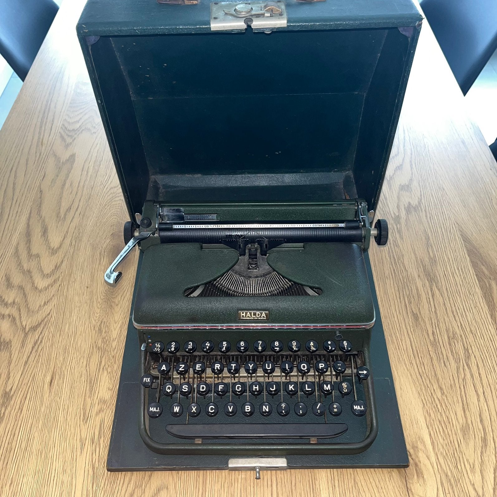 Halda typemachine, Divers, Machines à écrire, Enlèvement ou Envoi, Comme neuf