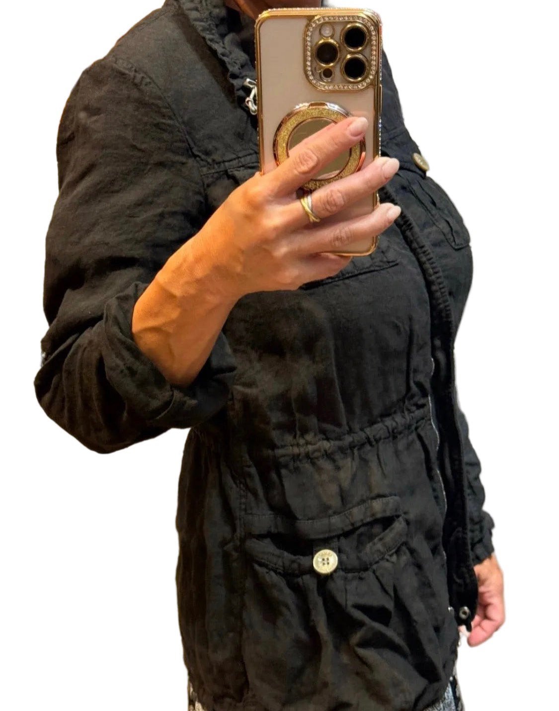 Armani vestz parka T 36 ok 38, Enlèvement ou Envoi, Comme neuf, Beige