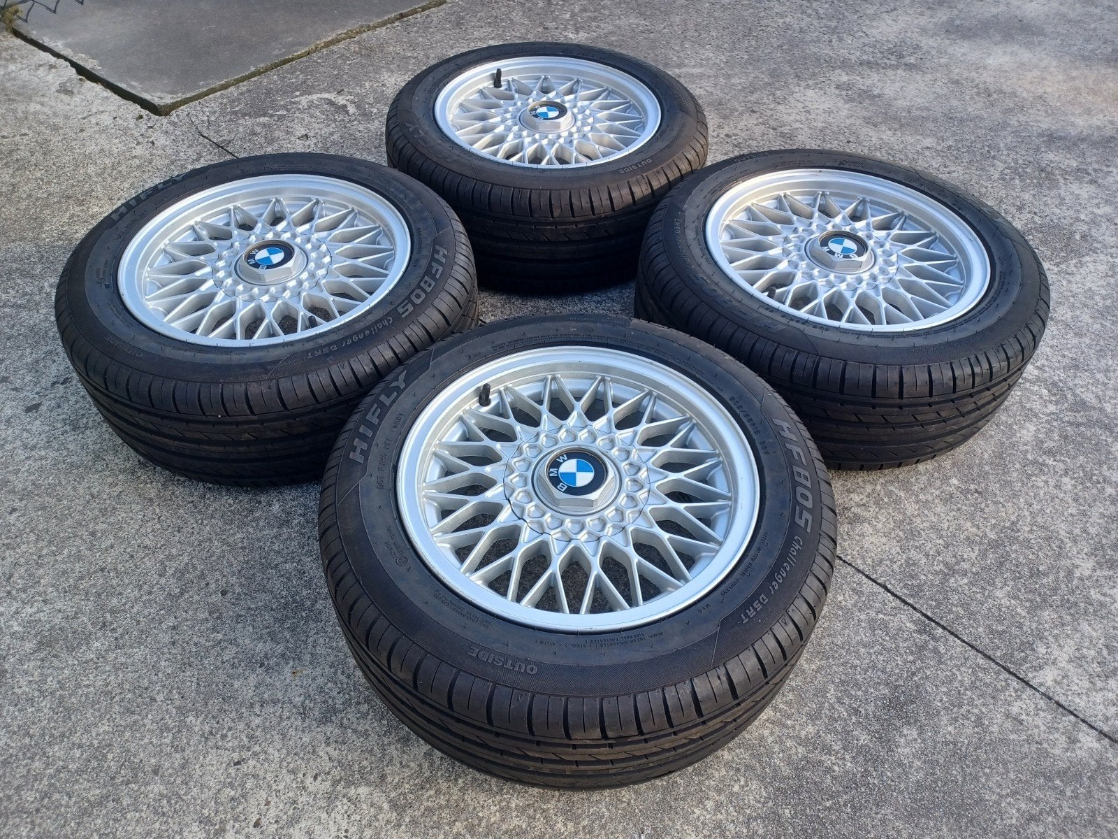 BMW e30 kruisspaakvelgen 4x100 7J x 15 inch et24 / BBS, Auto-onderdelen, Ophalen, Gebruikt, 15 inch, Velg(en)