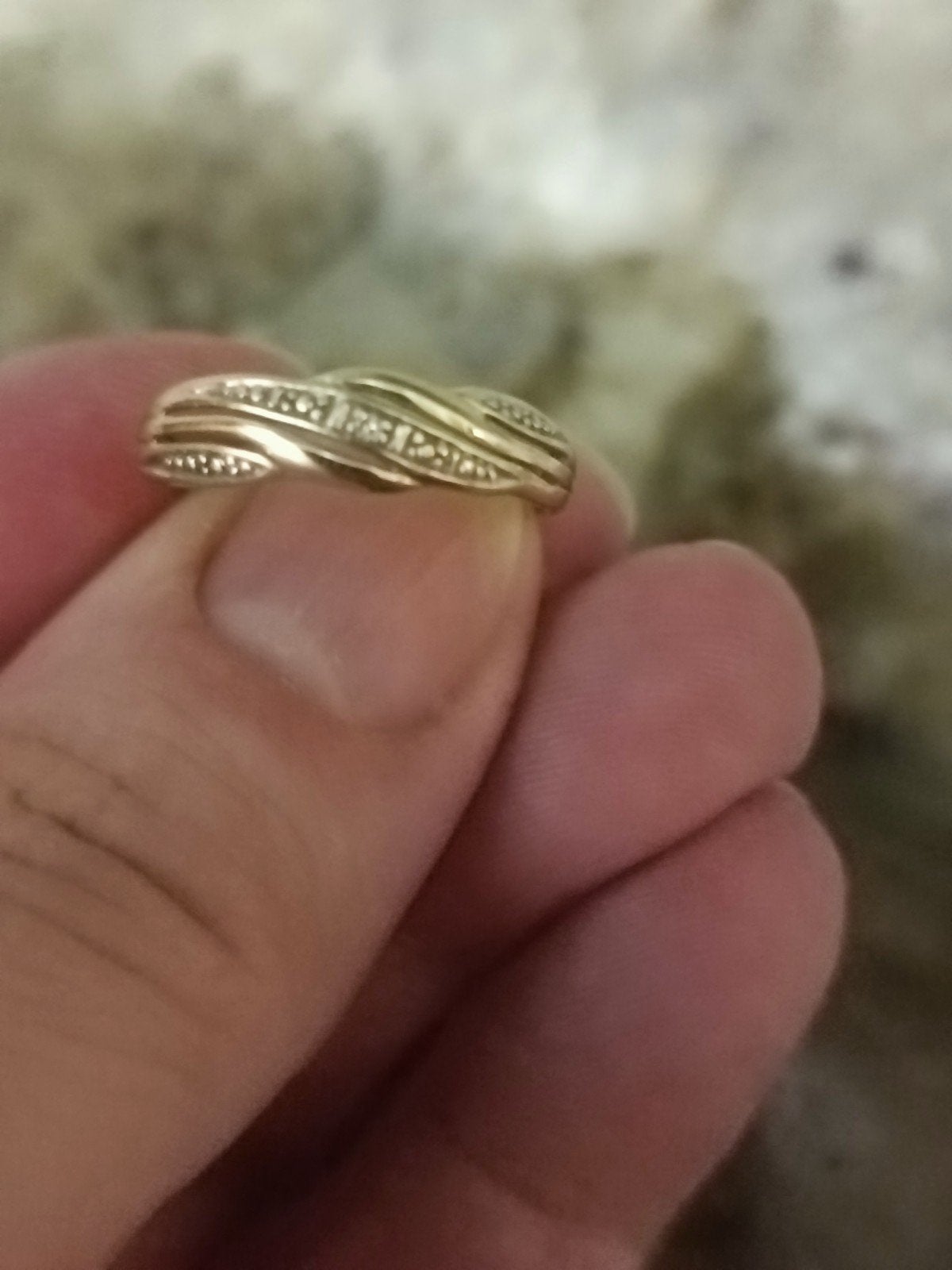 14 kt gouden ring met diamant, Handtassen en Accessoires, Ringen, Ophalen of Verzenden