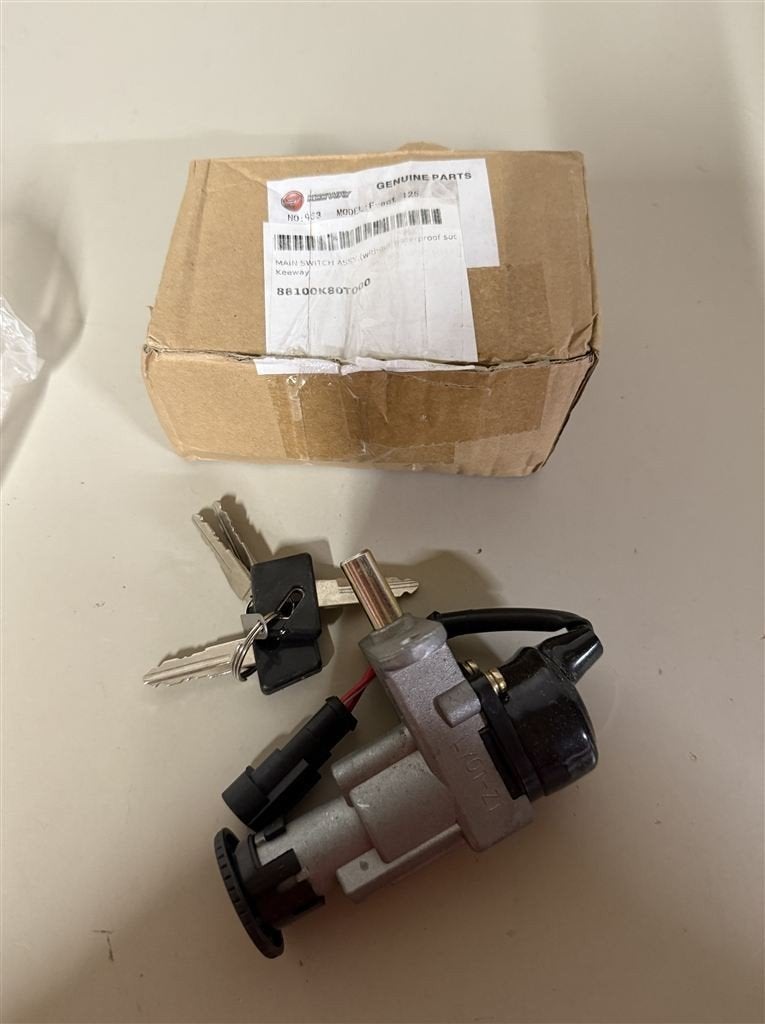 Keeway fact 125 ontstekingscilinder en sleutels 88100K80T000, Vélos & Vélomoteurs, Enlèvement ou Envoi, Neuf