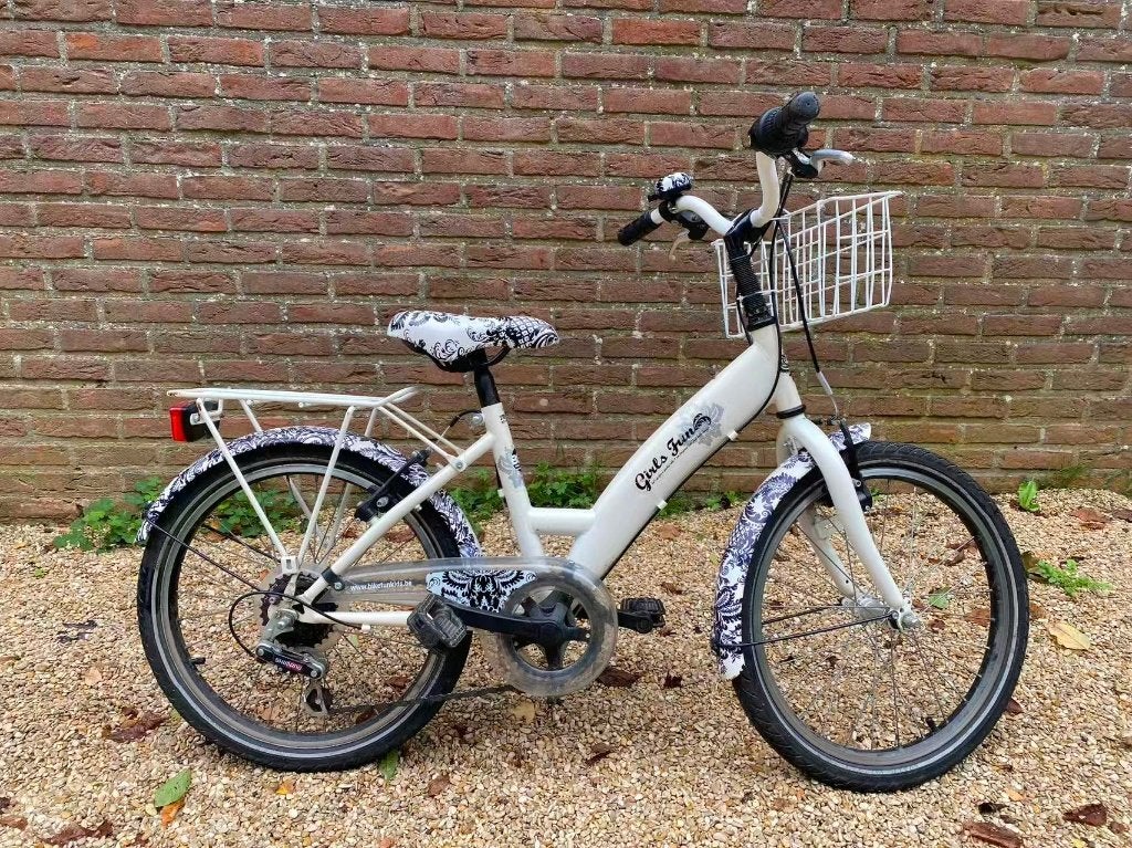 Kinder fiets 5-8 jaar, Fietsen en Brommers, Ophalen, Gebruikt, 16 tot 20 inch, Girls Fun kids